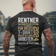 Rentner 2024 Retirement Pension T-Shirt mit Rückendruck Geschenke für alte Männer