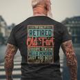 Retired Old Fart Retirement 2022 Vintage Old Man Men's T-shirt Back Print Gifts for Old Men