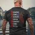 Retired Romeo Echo Tango India Romeo Echo Delta Veteran Men's T-shirt Back Print Gifts for Old Men