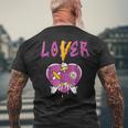 Retro 1 Brotherhood Loser Lover Heart Dripping Shoes Men's T-shirt Back Print Gifts for Old Men