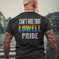 Retro 70'S 80'S Style Can't Hide That Lowell Gay Pride Men's T-shirt Back Print Gifts for Old Men