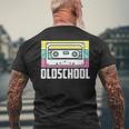 Retro Oldschool Cassette 80S 90S T-Shirt mit Rückendruck Geschenke für alte Männer