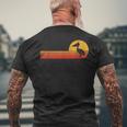 Retro Pelican Lover Pelican Vintage Men's T-shirt Back Print Gifts for Old Men