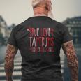 Retro Valentines True Love And Tantrums Toddler Valentines Mens Back Print T-shirt Gifts for Old Men