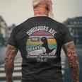 Retro Vintage Dinosaurs Are Scary Down Syndrome Isn't Men's T-shirt Back Print Gifts for Old Men