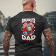Ringmaster Dad Clown Circus Carnival Costume Mens Back Print T-shirt Gifts for Old Men