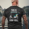 This Is How I Roll Golf Men's T-shirt Back Print Gifts for Old Men