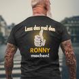 Ronny Personalised Slogan T-Shirt mit Rückendruck Geschenke für alte Männer