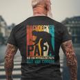 Roofer Papa Nur Cooleratertag Stolze Dachdeckerei T-Shirt mit Rückendruck Geschenke für alte Männer