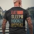 Ropa De Hockey Sobre Hielo Retro Hockey Camiseta Hombre Estampado Espalda Regalos para ancianos