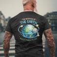 Rotation Of The Earth Makes My Day Earth Day Science Men's T-shirt Back Print Gifts for Old Men