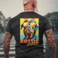 Rottie Dad — Rottweiler Papa Imintage-Look Lustig T-Shirt mit Rückendruck Geschenke für alte Männer