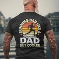 Running Dad Like Regular But Cooler Father's Day Men Men's T-shirt Back Print Gifts for Old Men