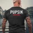 Russisch Po Russki Pupsik Liebling Schatzi Heart Darling T-Shirt mit Rückendruck Geschenke für alte Männer