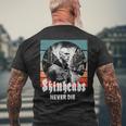 S Never Die Oi Ska T-Shirt mit Rückendruck Geschenke für alte Männer