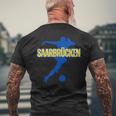 Saarbrücken Football Home Fan Saarland Stadium T-Shirt mit Rückendruck Geschenke für alte Männer