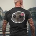 Sad Hamster Meme Sad Hamster T-Shirt mit Rückendruck Geschenke für alte Männer