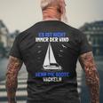 Sailor Nicht Immer der Wind Kurzärmliges Herren-T-Kurzärmliges Herren-T-Shirt, Segler Spruch Geschenke für alte Männer