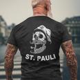 Saint Pauli Sailor Sailor Skull Hamburg T-Shirt mit Rückendruck Geschenke für alte Männer