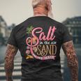 Salt In The Air Sand In My Hair Summertime Men's T-shirt Back Print Gifts for Old Men