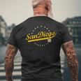 San Diego City Baseball Vintage Varsity Men's T-shirt Back Print Gifts for Old Men