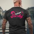Schlager Party Costume Butt Party Outfit S T-Shirt mit Rückendruck Geschenke für alte Männer