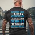 Schmied &Ater Metallbauer Papa Schmiede T-Shirt mit Rückendruck Geschenke für alte Männer