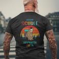 Schulabschluss Abitur Realschule Hauptschule Schule 2024 T-Shirt mit Rückendruck Geschenke für alte Männer