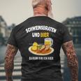 Schweinefraten Bayrisch Brotzeit In Der Wirtschaft T-Shirt mit Rückendruck Geschenke für alte Männer