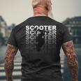 Scooter Freestyle Stunt Scooter Slogan Skatehalle T-Shirt mit Rückendruck Geschenke für alte Männer