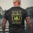 Scout Dad Cub Leader Boy Camping Scouting Men Mens Back Print T-shirt Gifts for Old Men