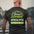 Scout Zombie Apocalype Survival Skills Scouts Men's T-shirt Back Print Gifts for Old Men