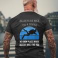 Scuba Diver Quote Love Dive Diving Humor Open Water Mens Back Print T-shirt Gifts for Old Men