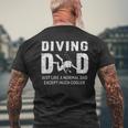 Scuba Diving Dad Like A Normal Dad Except Much Cooler Mens Back Print T-shirt Gifts for Old Men