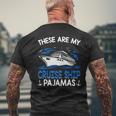 These Are My Cruise Ship Pajamas Trip Vacation Matching Men's T-shirt Back Print Gifts for Old Men