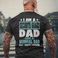 Security Guard Dad Cooler Than Normal Men's T-shirt Back Print Gifts for Old Men