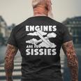 Segelflieger Stiller Flug Segelflugzeug-Liebhaber Frech T-Shirt mit Rückendruck Geschenke für alte Männer