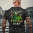 Shamrock Cruise Ship Ireland Flag St Patrick's Day Men's T-shirt Back Print Gifts for Old Men