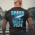 Shark 2024 Week Passion For Shark Lover Family Scuba Diver Men's T-shirt Back Print Gifts for Old Men