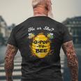 He Or She G-Pop To Bee Gender Baby Reveal Announcement Party Mens Back Print T-shirt Gifts for Old Men