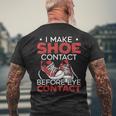 I Make Shoe Contact Before Eye Contact Sneakerhead Men's T-shirt Back Print Gifts for Old Men