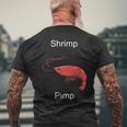 Shrimp Pimp Shrimp Breeder Cherry Shrimp For Aquarium Men's T-shirt Back Print Gifts for Old Men