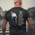 Shriner Man Stand So Tall With Children Masonic Father's Day Men's T-shirt Back Print Gifts for Old Men