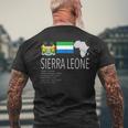 Sierra LeoneMen's T-shirt Back Print Gifts for Old Men