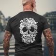 Skull Labrador Dog Dog Lovers Men's T-shirt Back Print Gifts for Old Men