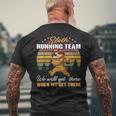 Sloth Running Team We'll Get There When We Get There Cool Men's T-shirt Back Print Gifts for Old Men