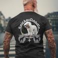 Snickerdoodle Dog Laughing Hyena And Poodle Mix Men's T-shirt Back Print Gifts for Old Men