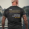 Software Developer I Am An Engineer T-Shirt mit Rückendruck Geschenke für alte Männer