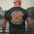 Solar Eclipse 2024 Pizza-Clipse Eclipse 2024 Men's T-shirt Back Print Gifts for Old Men