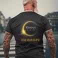Solar Eclipse 2024 Total Solar Eclipse State Missouri Men's T-shirt Back Print Gifts for Old Men